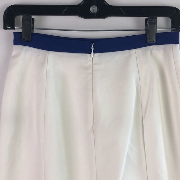 Emilio Pucci White w Blue Waist Pencil Skirt - Picture 3 of 5